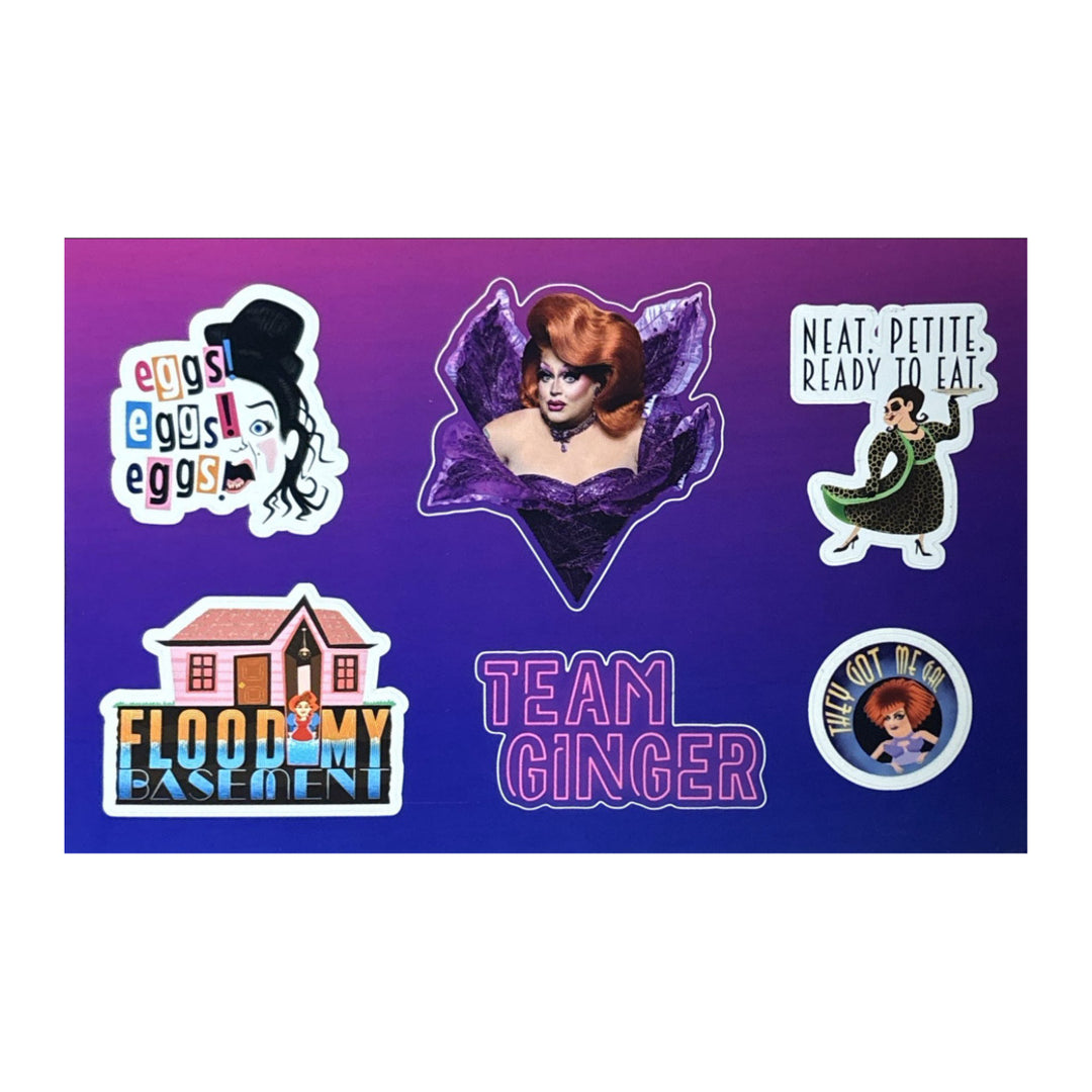 LIMITED EDITION- Sticker Sheet (Ginger Minj)