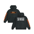 UC Head Trip 2026 black hoodie front and back