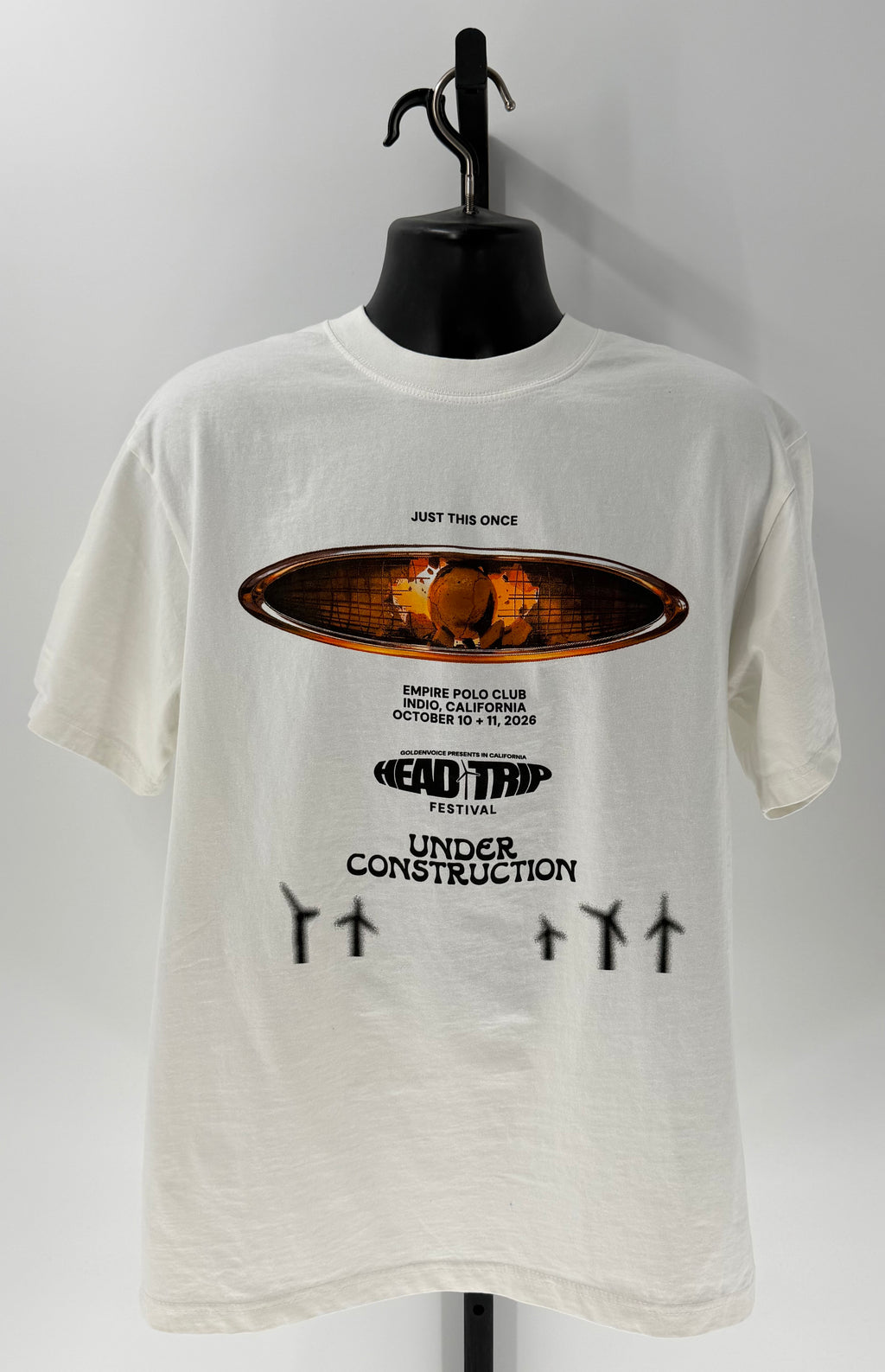 UC Head Trip 2026 white tee lifestyle image