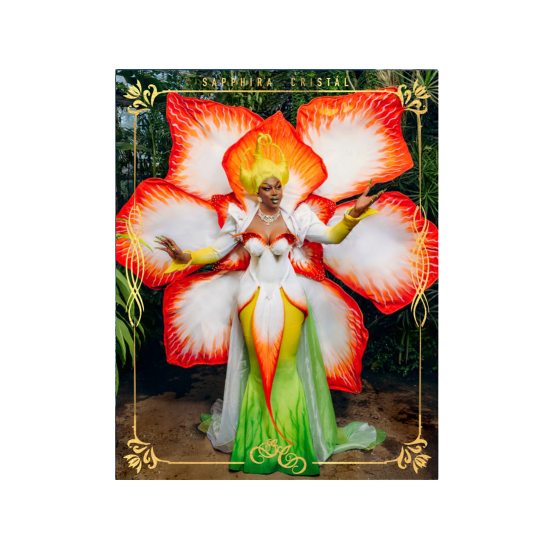 Deluxe "Flower " Print-#3 (Sapphira Cristál)